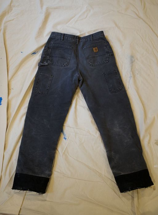 Vintage Carhartt b194 quilt lined double knee pant Grailed