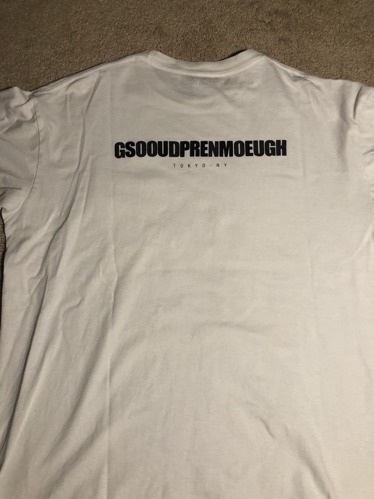 Supreme Supreme Good Enough Pocket Tee Sz XL White 2007 black