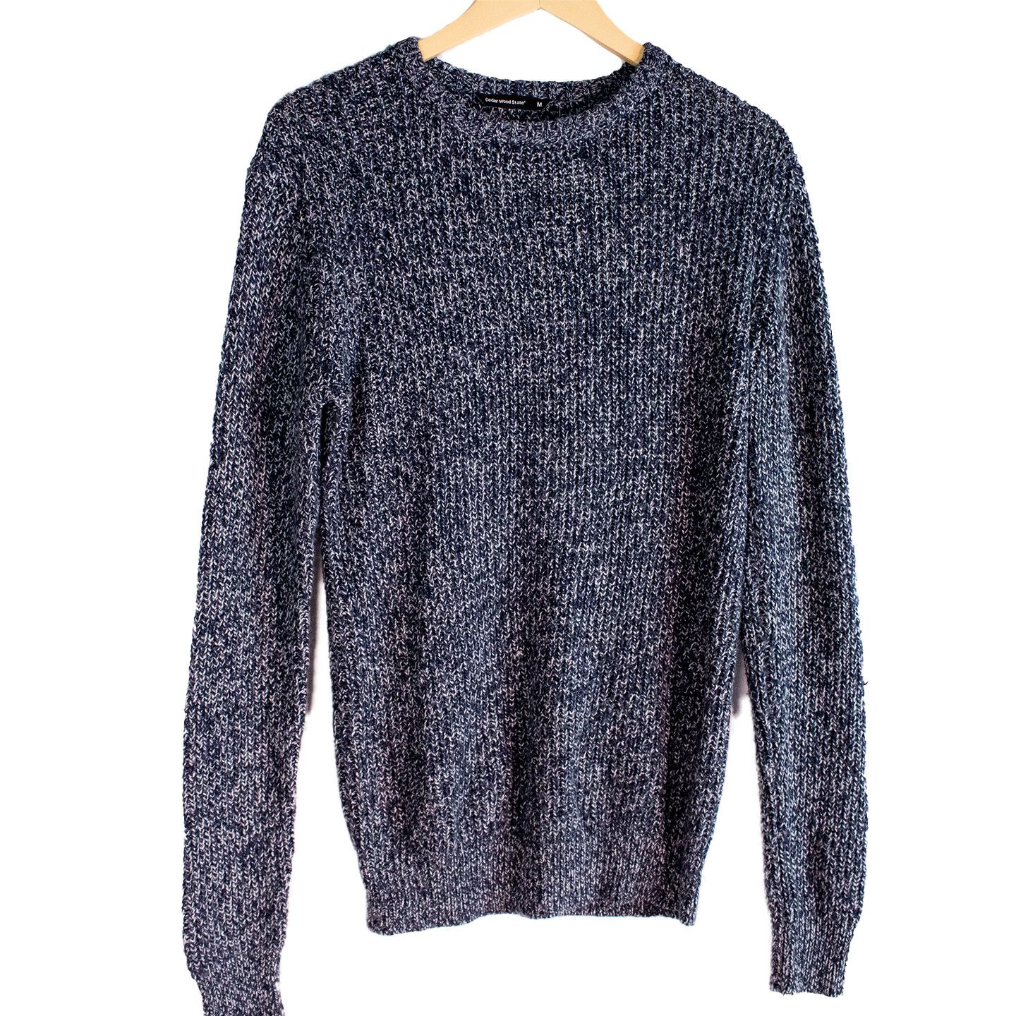 Cedar Wood Slate Cedar Wood State Navy Crewneck Sweater M Grailed