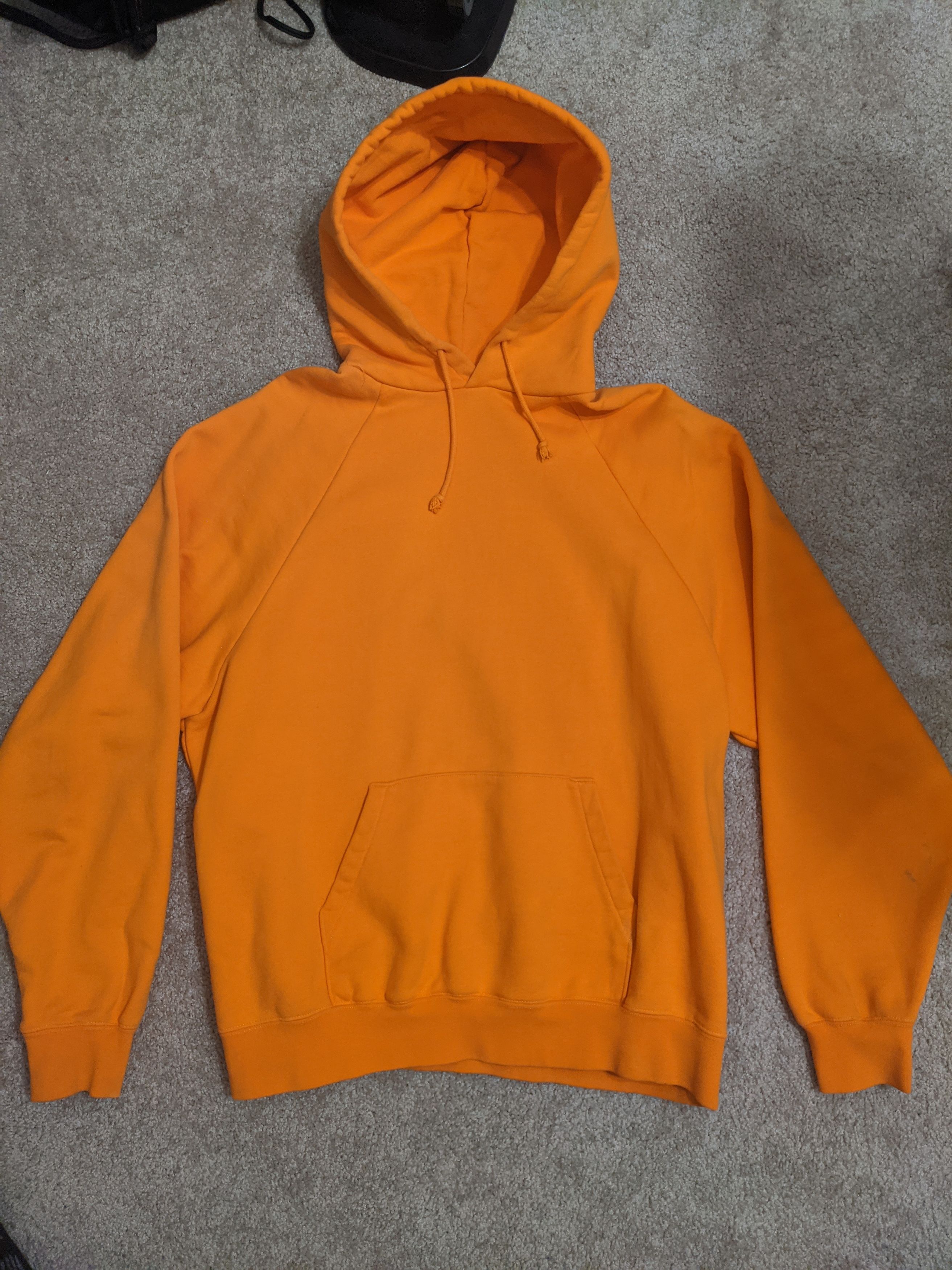 パーカー PacSun x FEAR OF GOD hoodie orange Fear of God × Pacsun Fear of God Essentials Hoodie Orange | Grailed
