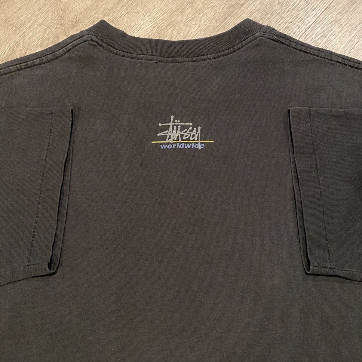 Stussy × Vintage Vintage 1990s STUSSY INTERNATIONAL GRAPHIC T-SHIRT MEDIUM Size US M / EU 48-50 / 2 - 2 Thumbnail