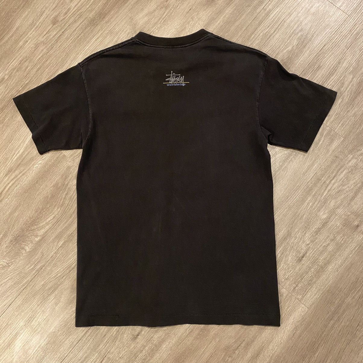 Stussy × Vintage Vintage 1990s STUSSY INTERNATIONAL GRAPHIC T-SHIRT MEDIUM Size US M / EU 48-50 / 2 - 3 Thumbnail