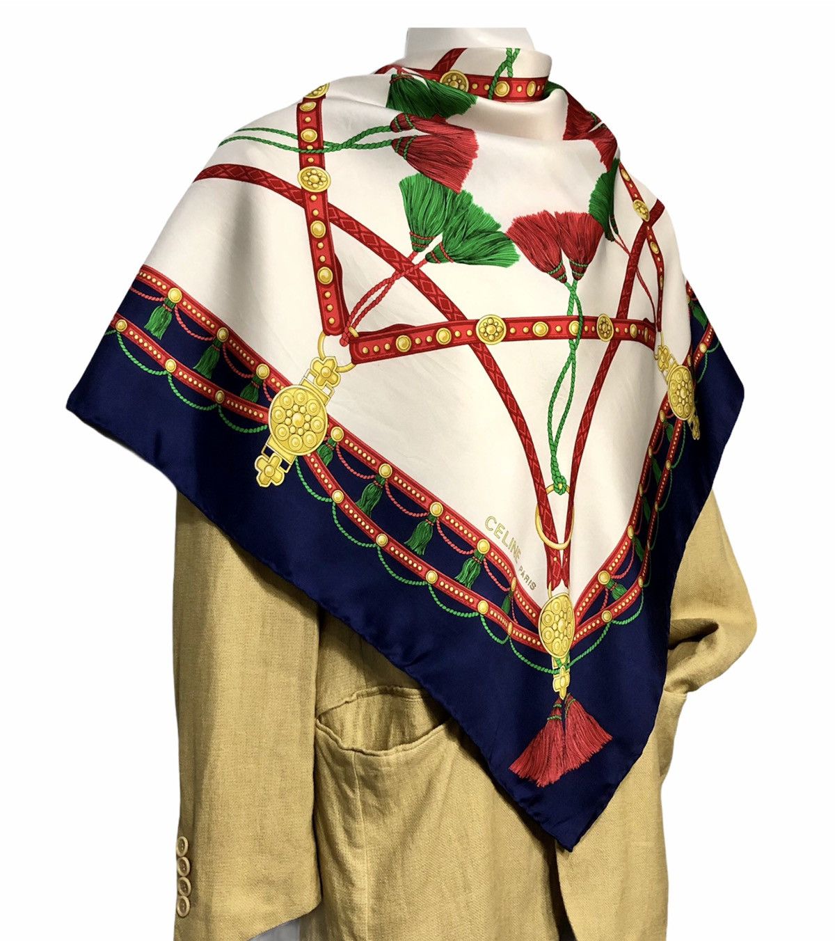 Other Celine Silk Scarf Size ONE SIZE - 3 Thumbnail