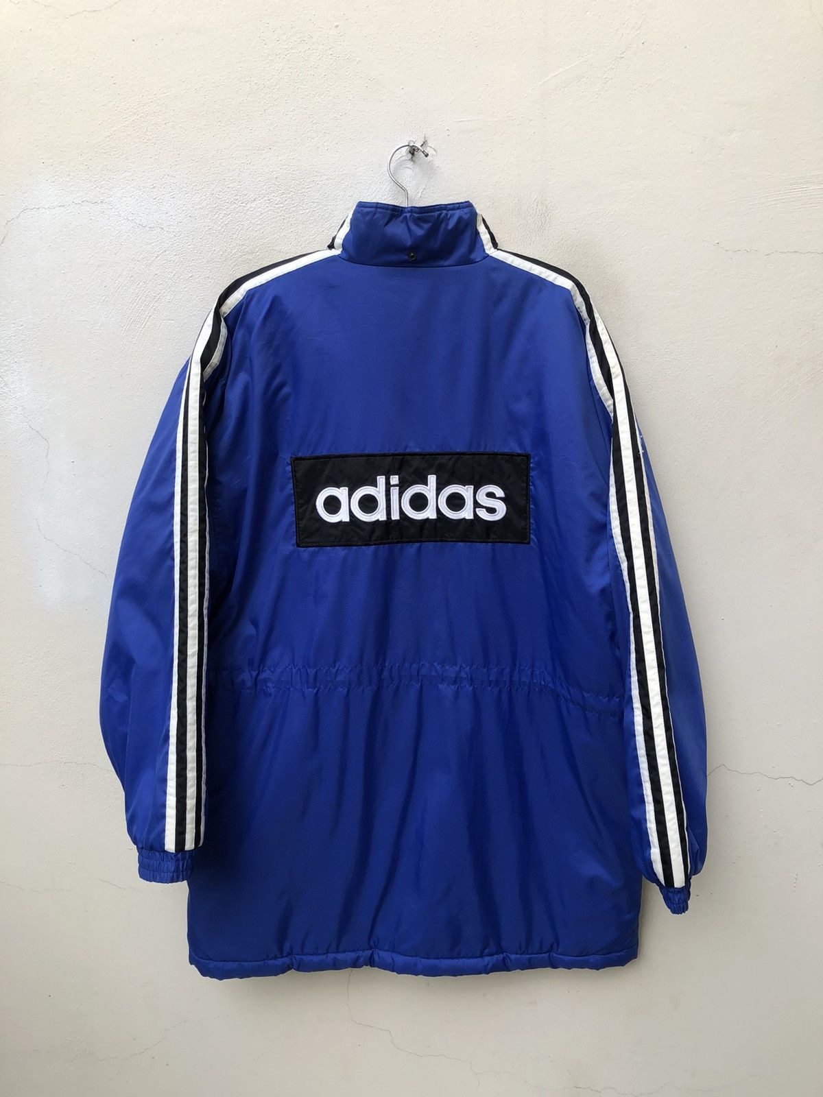 Adidas Vintage 90s Adidas Logo Box Parka Line Jacket Size US L / EU 52-54 / 3 - 9 Thumbnail