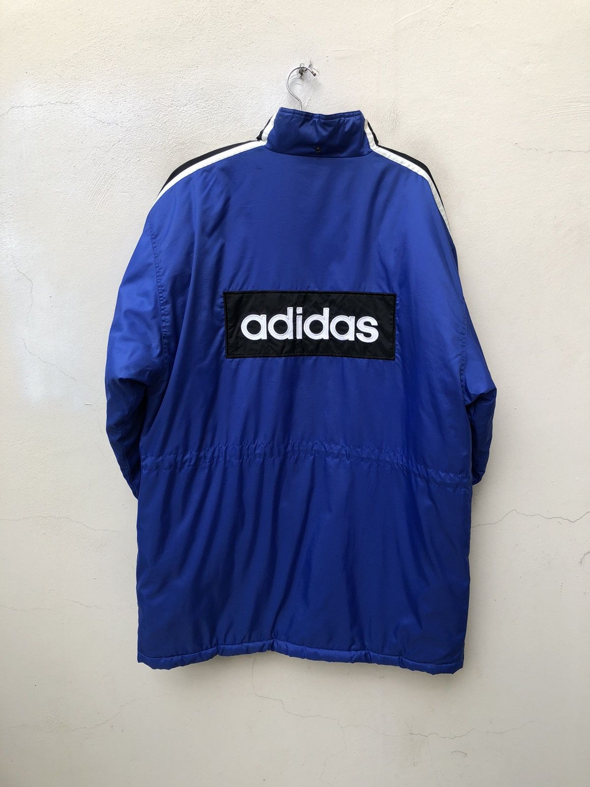 Adidas Vintage 90s Adidas Logo Box Parka Line Jacket Size US L / EU 52-54 / 3 - 6 Thumbnail