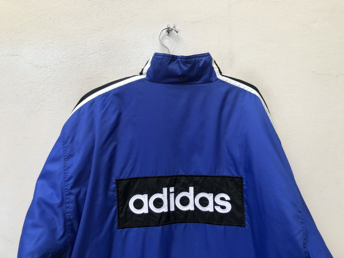 Adidas Vintage 90s Adidas Logo Box Parka Line Jacket Size US L / EU 52-54 / 3 - 7 Thumbnail