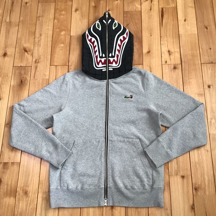 Bape best sale lacoste hoodie