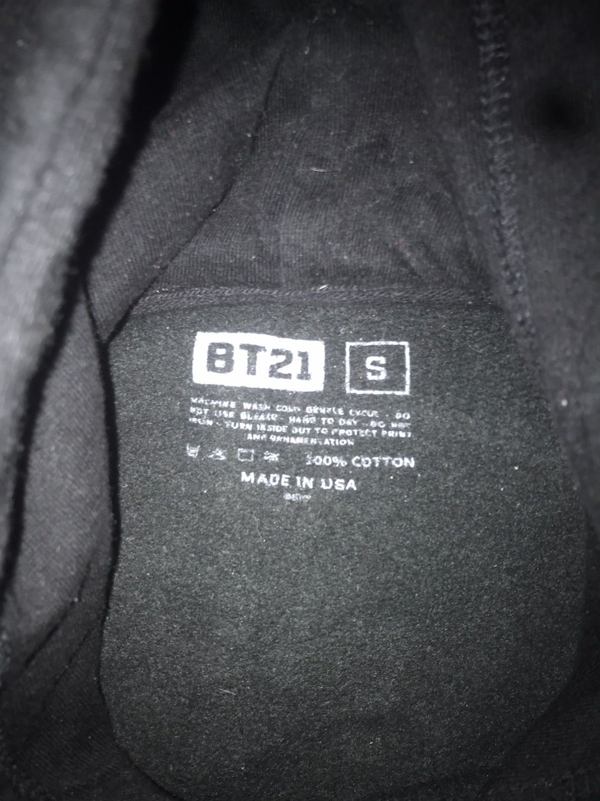 Anti Social Social Club ASSC X BT21 Collab Blended Black Hoodie | Grailed