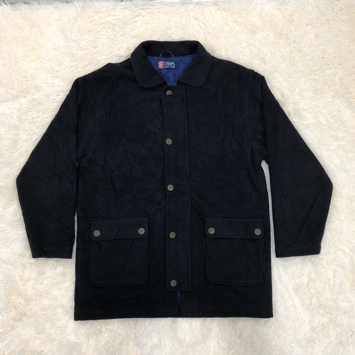 Chaps Ralph Lauren Chaps Ralph Lauren Fleece Long Coat Size US L / EU 52-54 / 3 - 1 Thumbnail