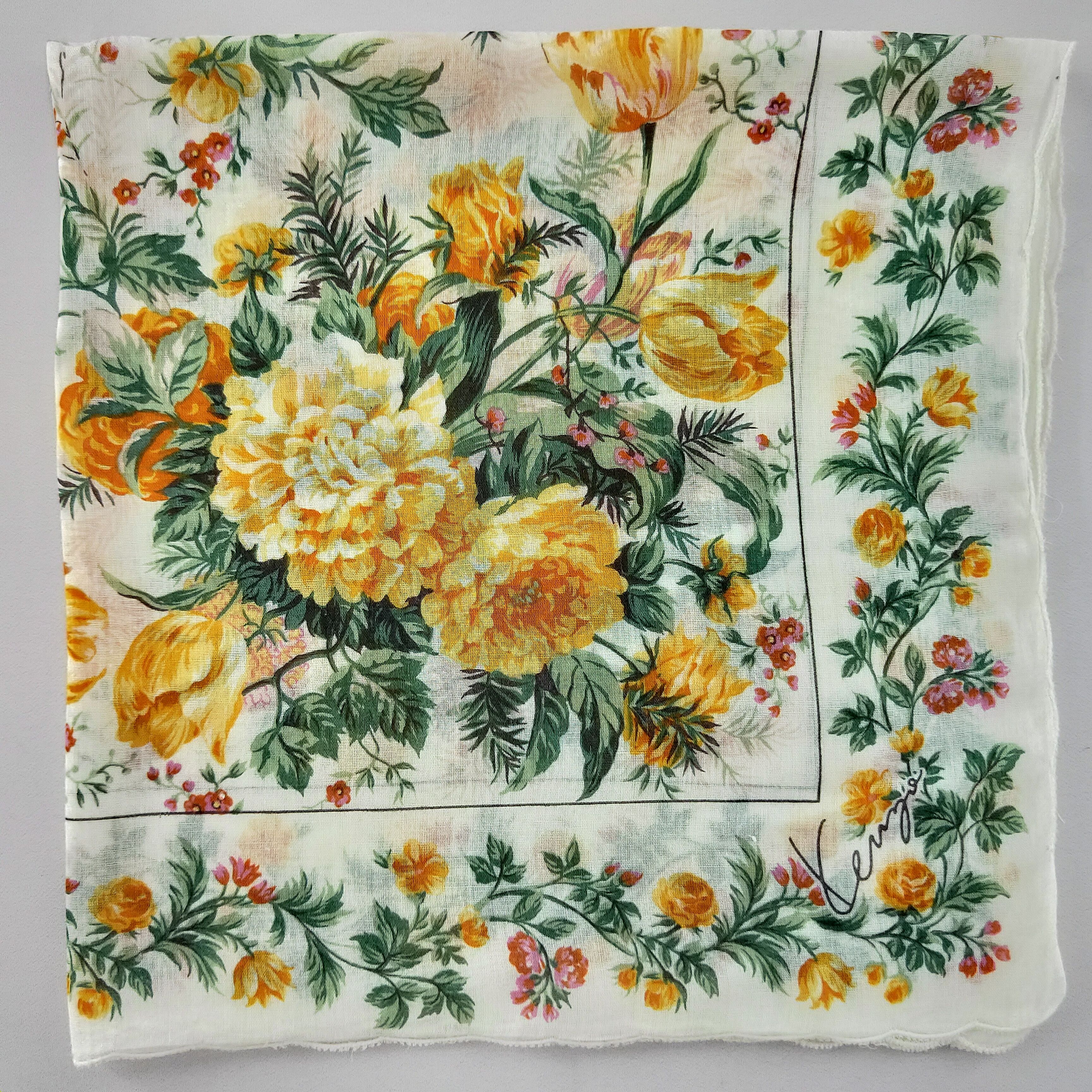 Kenzo × Vintage kenzo Handkerchief/ neckerchief/ bandana - 3F213152 Size ONE SIZE - 2 Thumbnail