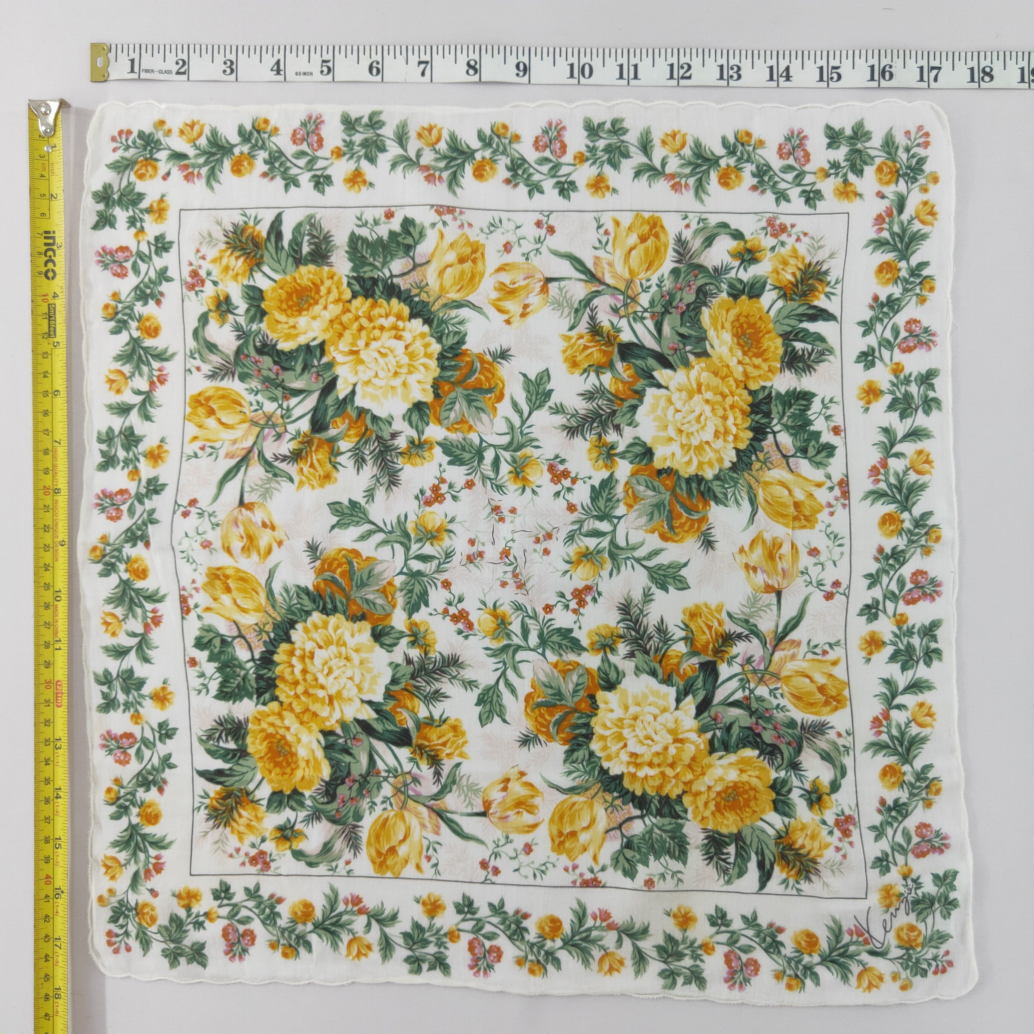 Kenzo × Vintage kenzo Handkerchief/ neckerchief/ bandana - 3F213152 Size ONE SIZE - 4 Thumbnail