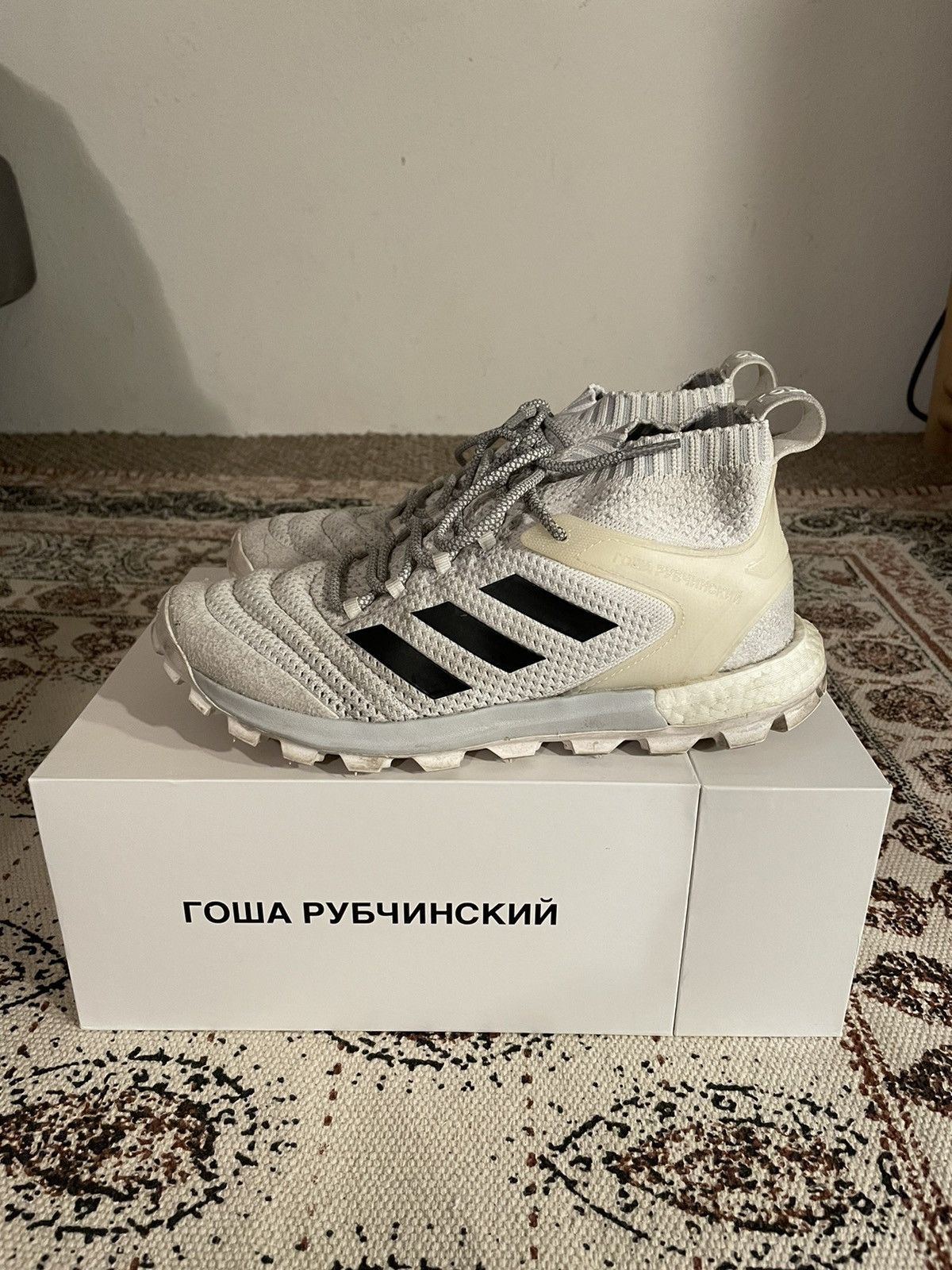 Adidas Gosha Rubchinskiy Gosha Rubchinskiy x adidas Copa PrimeKnit Mid Sneaker Grailed