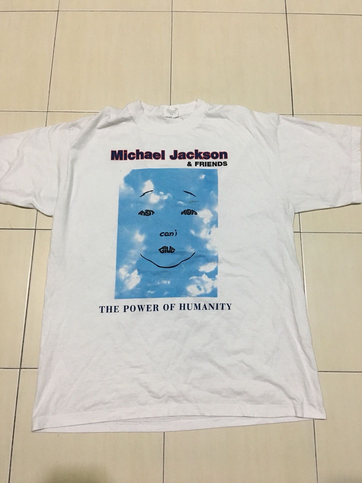 Michael Jackson × Vintage Vintage 90s Michael Jackson the power of humanity shirt Size US XL / EU 56 / 4 - 3 Thumbnail