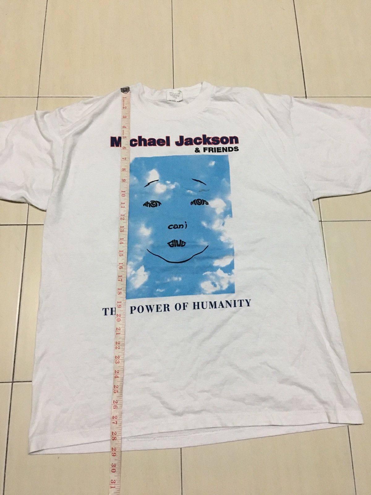 Michael Jackson × Vintage Vintage 90s Michael Jackson the power of humanity shirt Size US XL / EU 56 / 4 - 7 Thumbnail