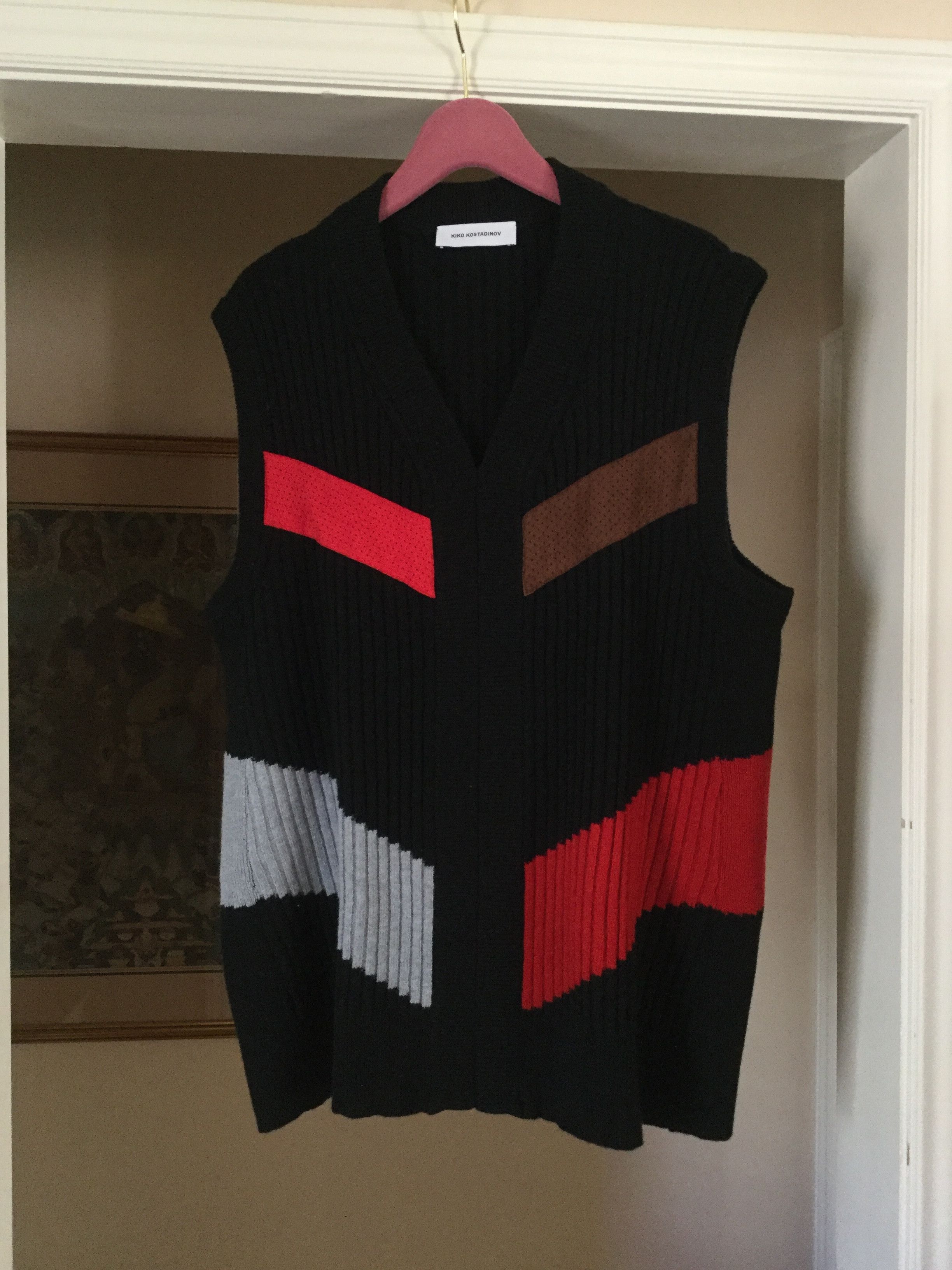 Kiko Kostadinov Nash Intarsia Vest 日本入荷 - www.woodpreneurlife.com