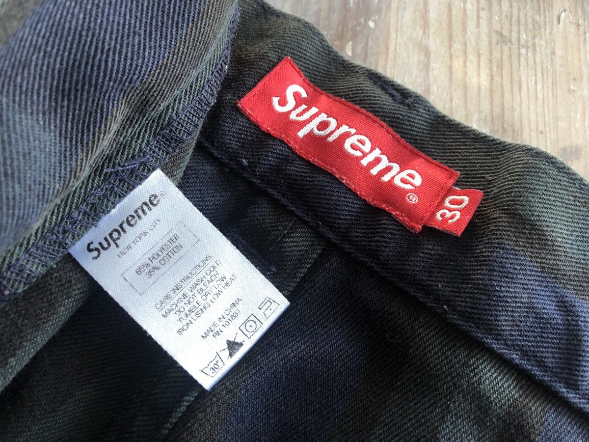 Supreme Supreme FW 2014 Blackwatch Plaid Pants Size US 30 / EU 46 - 9 Thumbnail