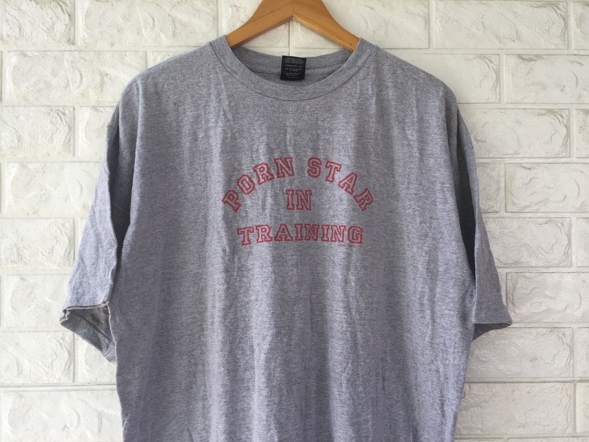 Vintage Vintage Porn Star In Training Tee Size US XL / EU 56 / 4 - 3 Thumbnail