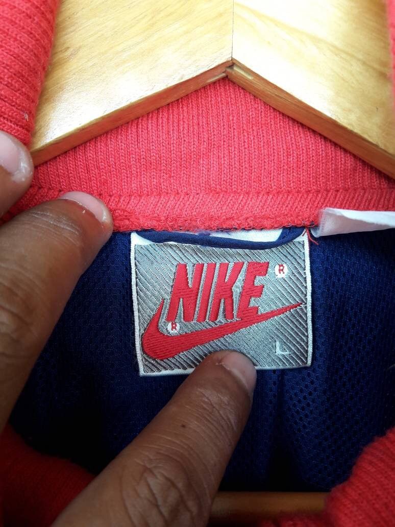 Nike × Vintage Vintage Nike Colourblock Windbreaker Size US L / EU 52-54 / 3 - 4 Thumbnail