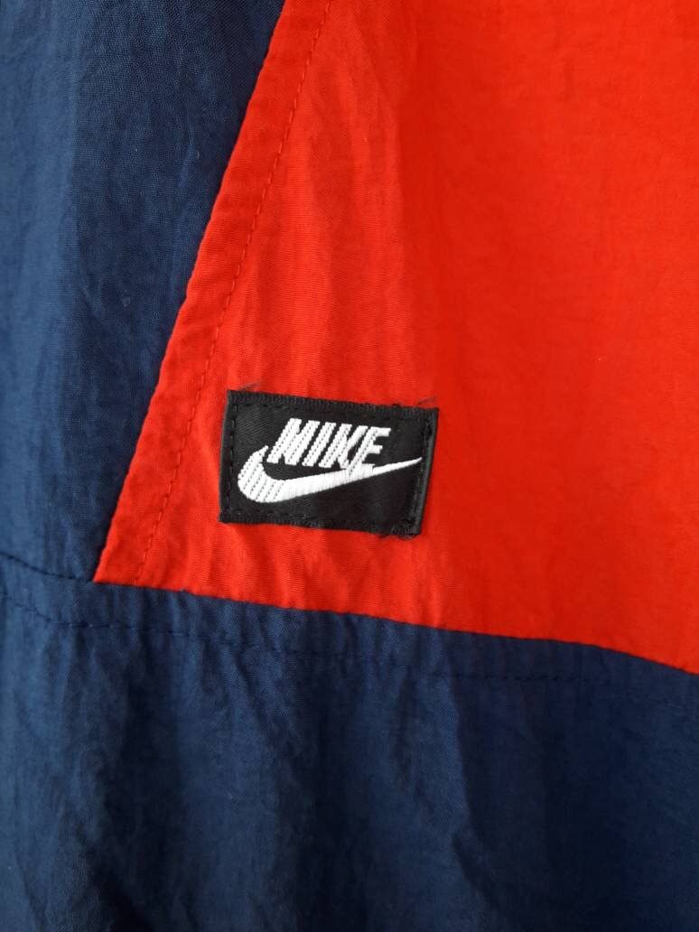 Nike × Vintage Vintage Nike Colourblock Windbreaker Size US L / EU 52-54 / 3 - 3 Thumbnail