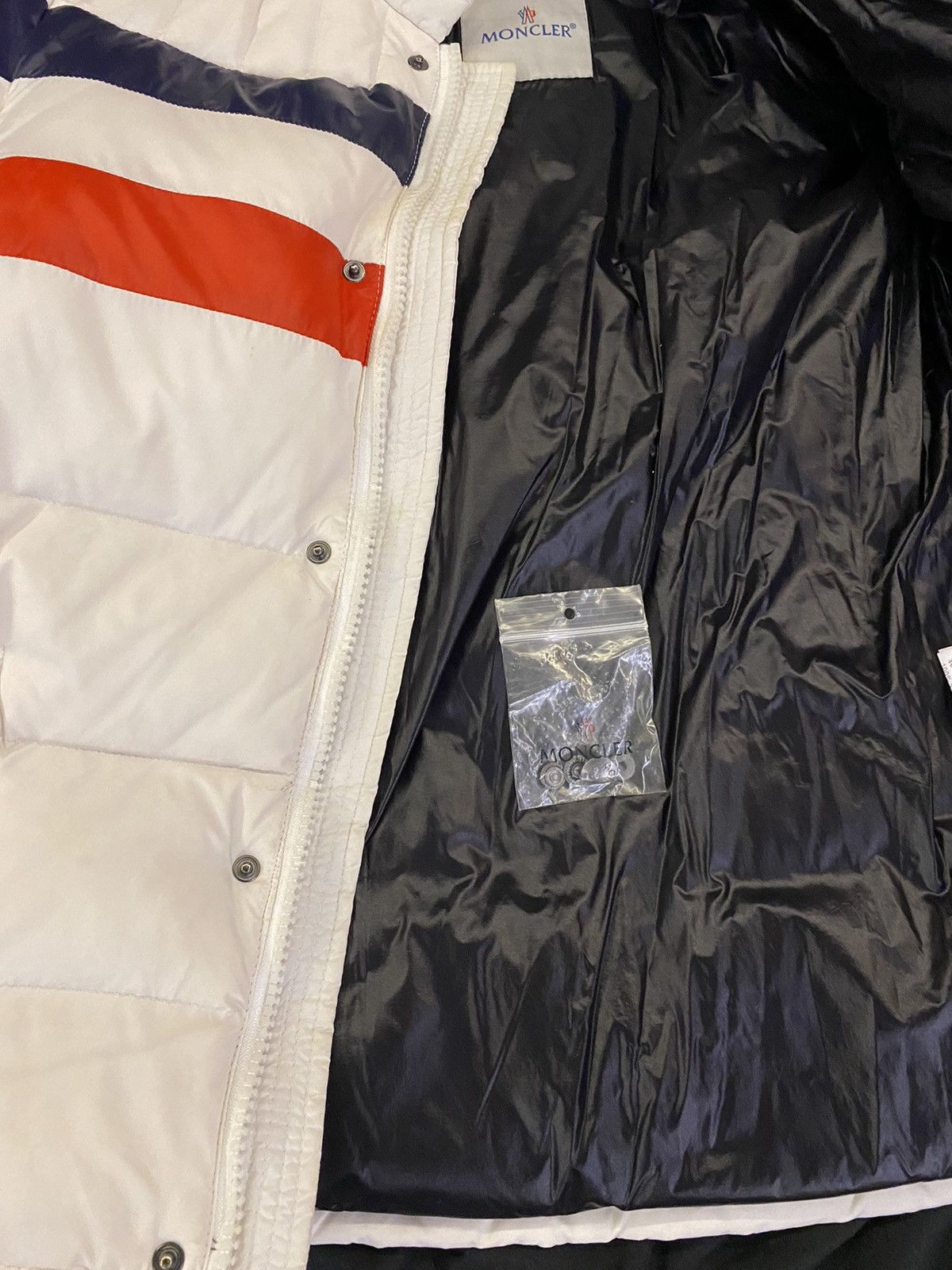 Moncler striped technical menuire sport Chief Keef Grailed