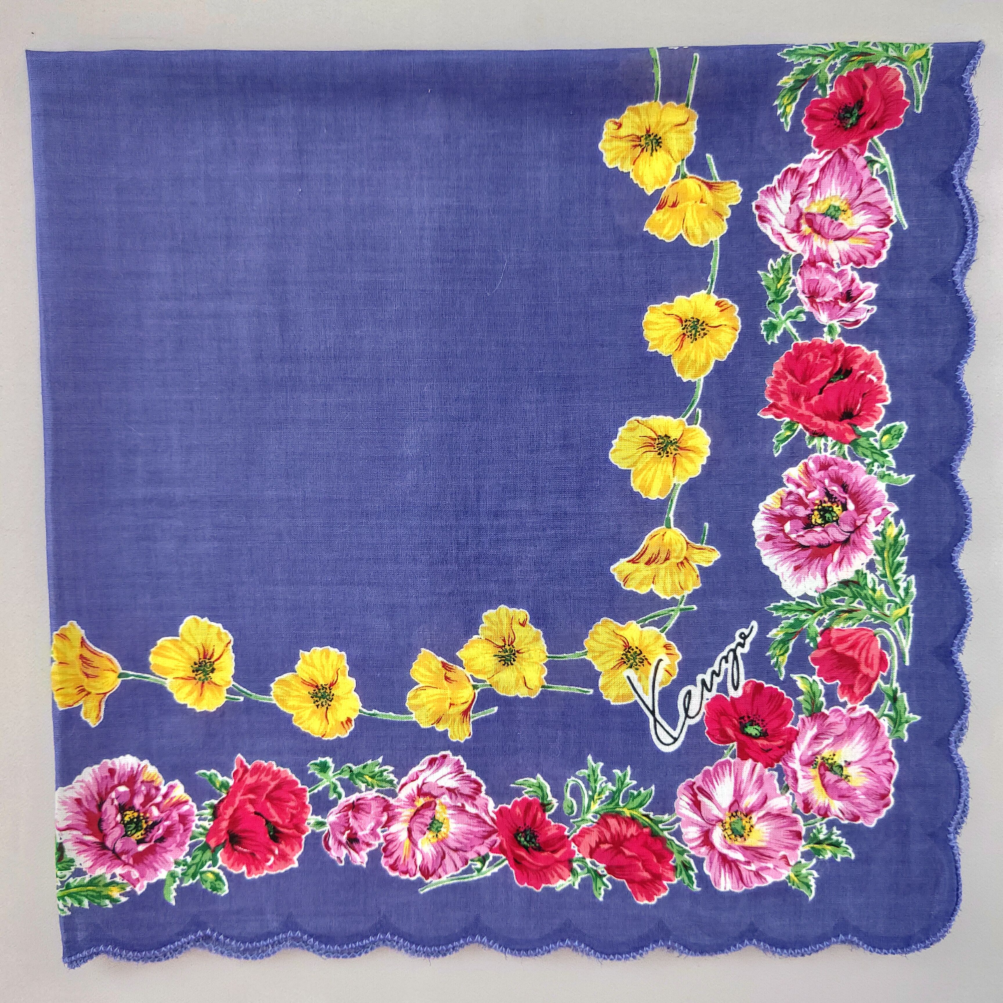 Kenzo × Vintage kenzo Handkerchief/ neckerchief/ bandana - 3F213160 Size ONE SIZE - 2 Thumbnail