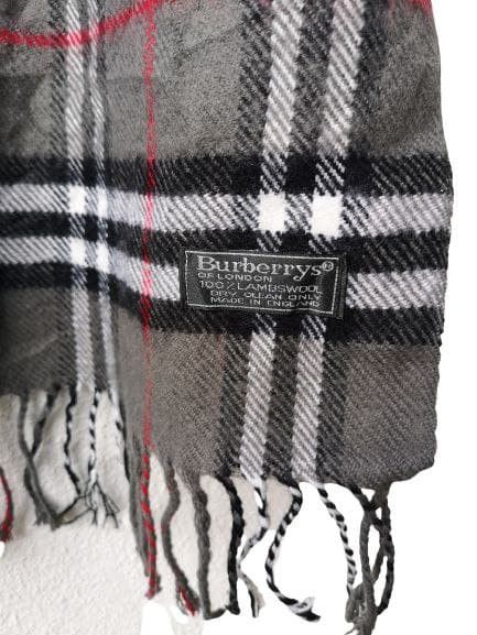 Burberry × Designer × Vintage Burberrys of London Nova Check Scarf Muffler Bandana Size ONE SIZE - 2 Thumbnail