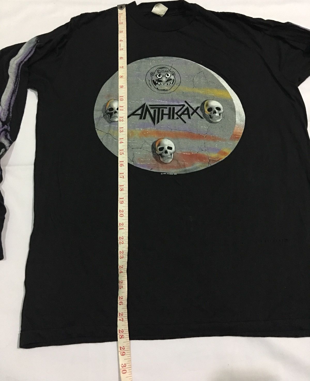 Band Tees × Vintage ANTHRAX Vintage Long Sleeve Metal Band Shirt Size US L / EU 52-54 / 3 - 10 Thumbnail