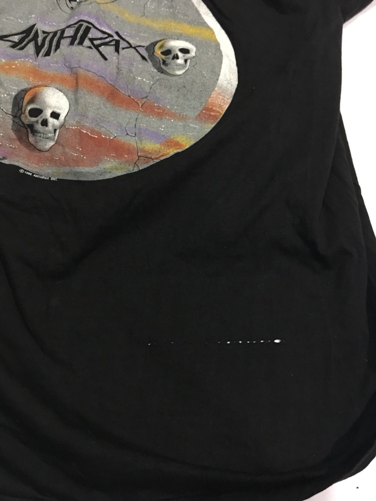 Band Tees × Vintage ANTHRAX Vintage Long Sleeve Metal Band Shirt Size US L / EU 52-54 / 3 - 5 Thumbnail