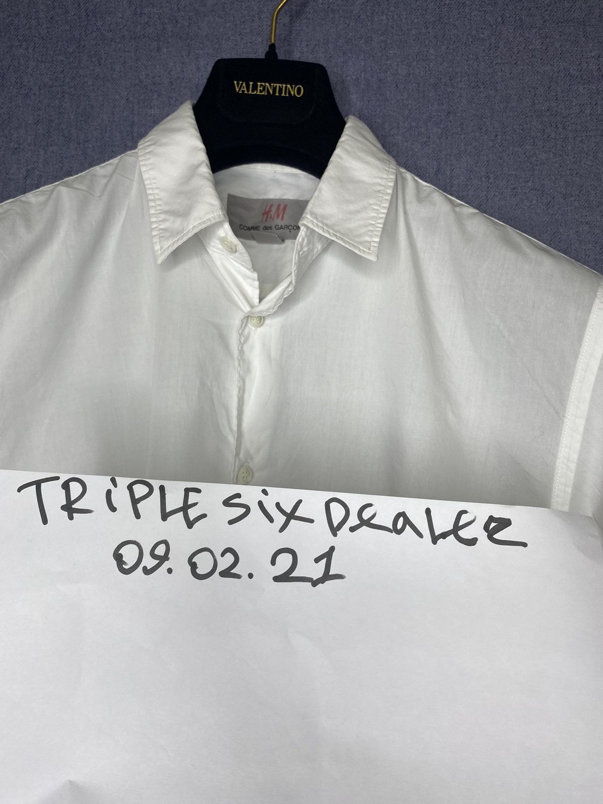 Comme des Garcons × H&M Comme Des Garcons H&M classic white shirt size M Size US M / EU 48-50 / 2 - 4 Thumbnail