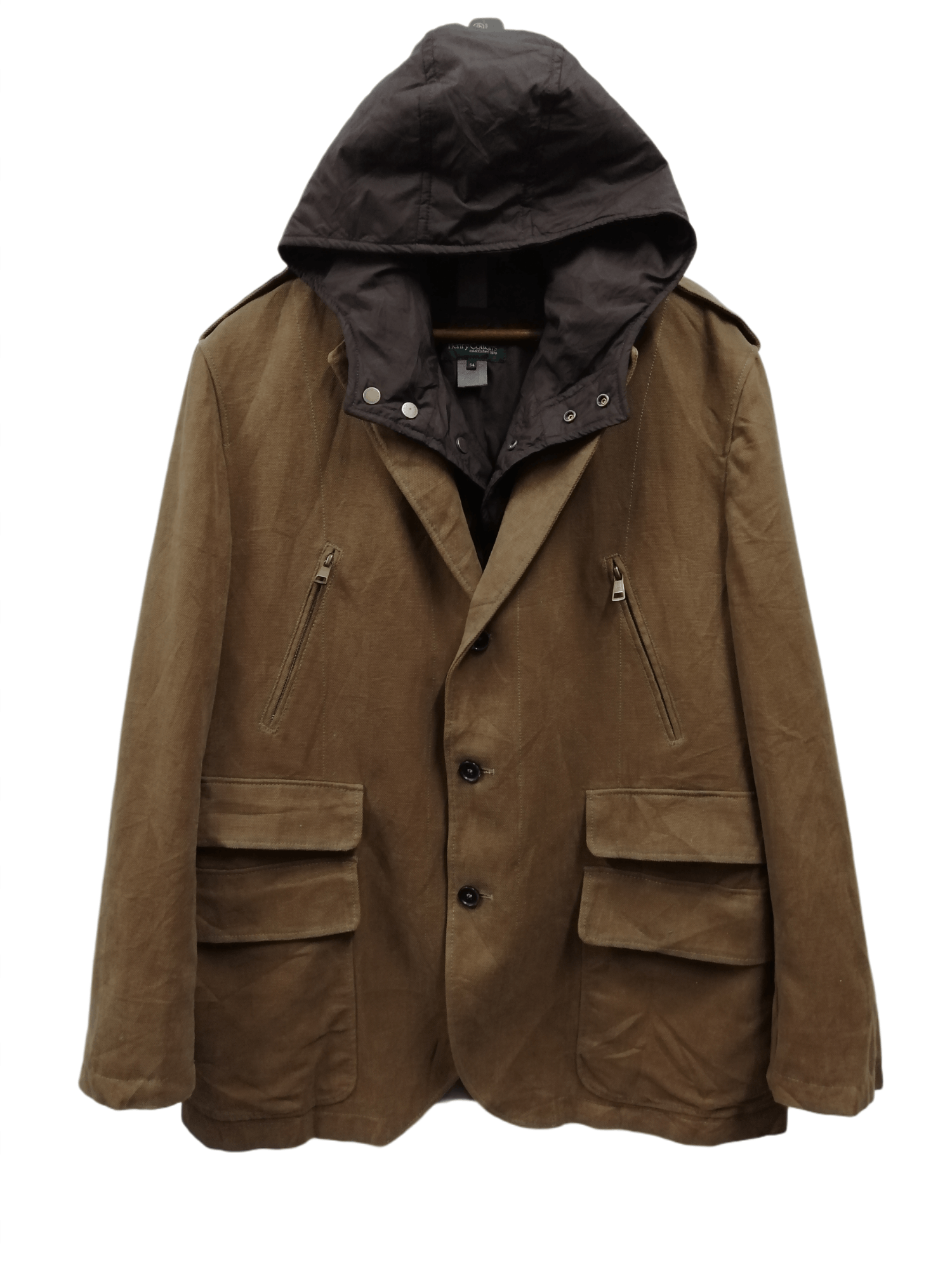 48 奇跡のデッド 80s Henry Cottons Half Coat Henry Cotton Jacket Men - Etsy