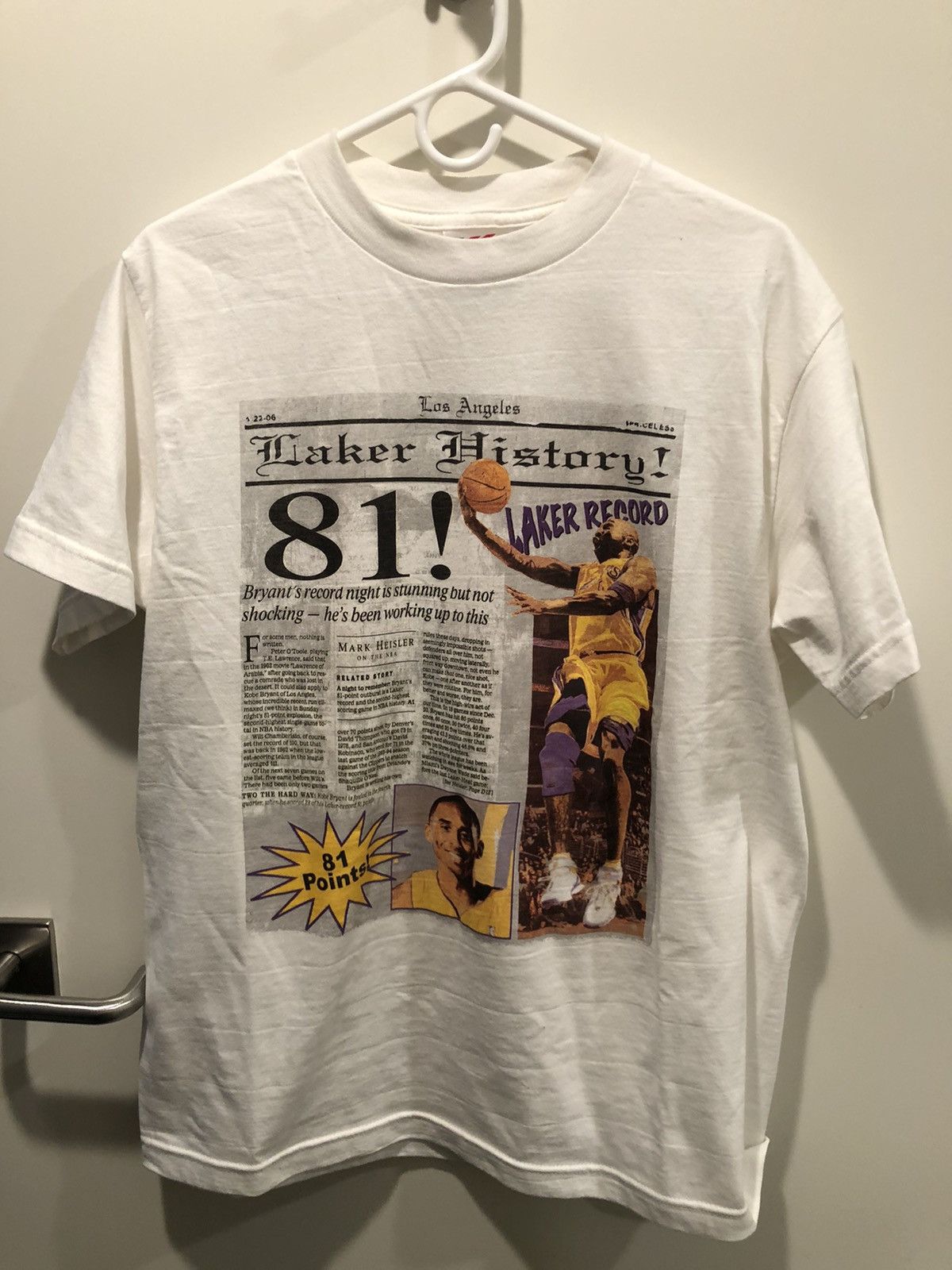 Vintage Kobe 81 point game tee Grailed