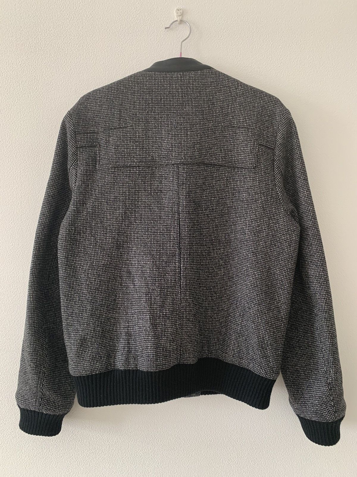Dior × Hedi Slimane 07AW "Navigate" Wool and Leather bomber jacket Size US S / EU 44-46 / 1 - 4 Thumbnail