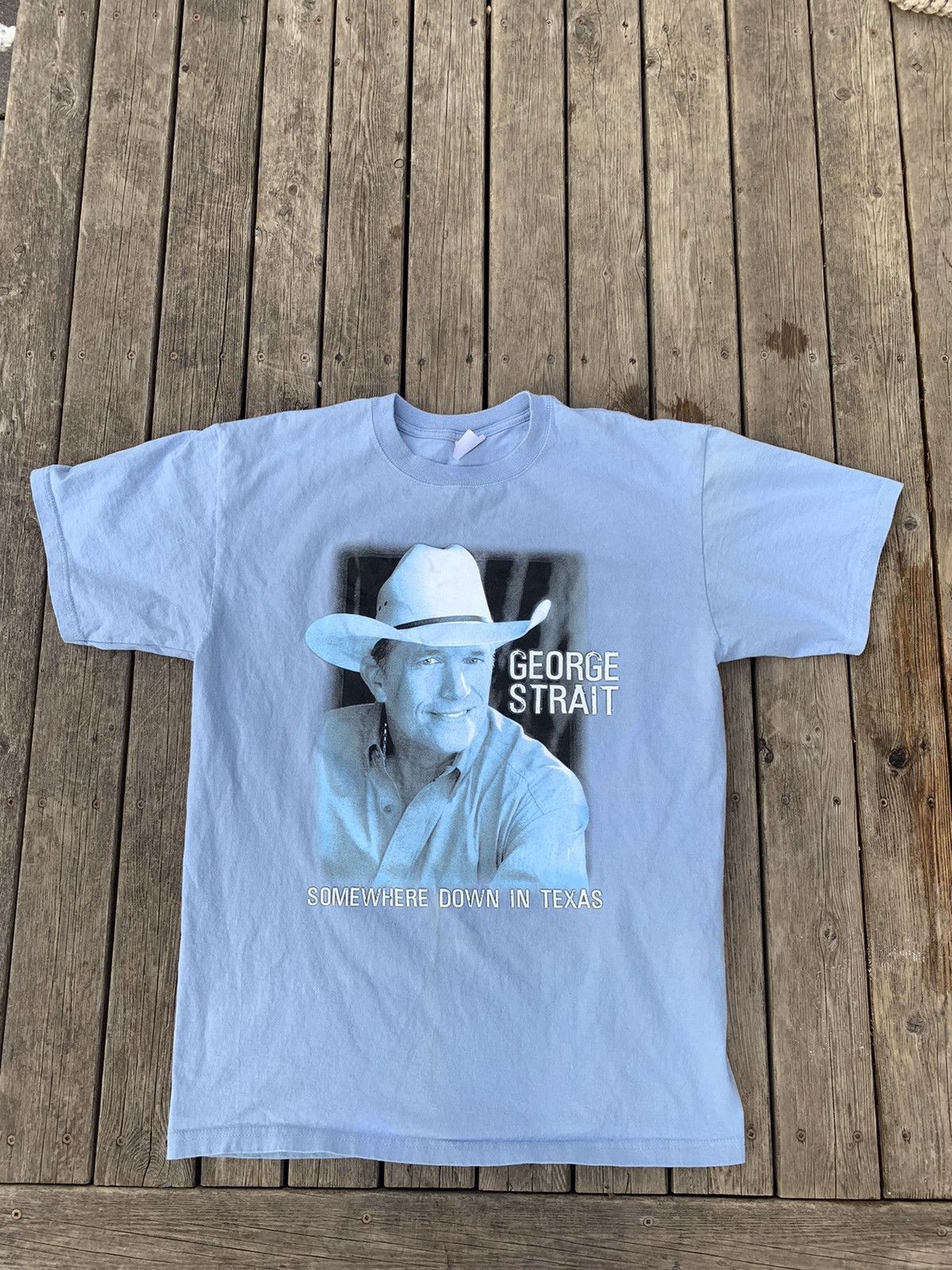 Vintage 2006 George Strait Somewhere down in Texas tour T-shirt | Grailed