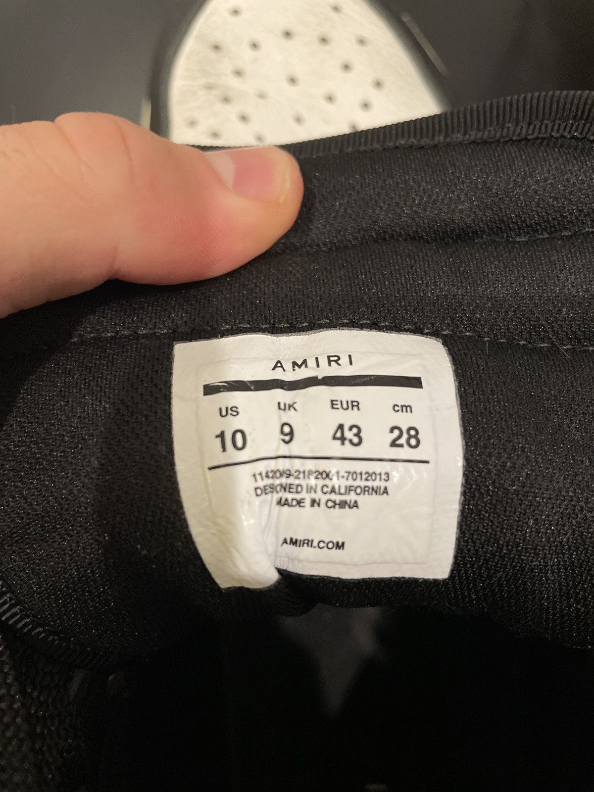 Amiri Amiri Skel-Top Size US 10 / EU 43 - 3 Thumbnail