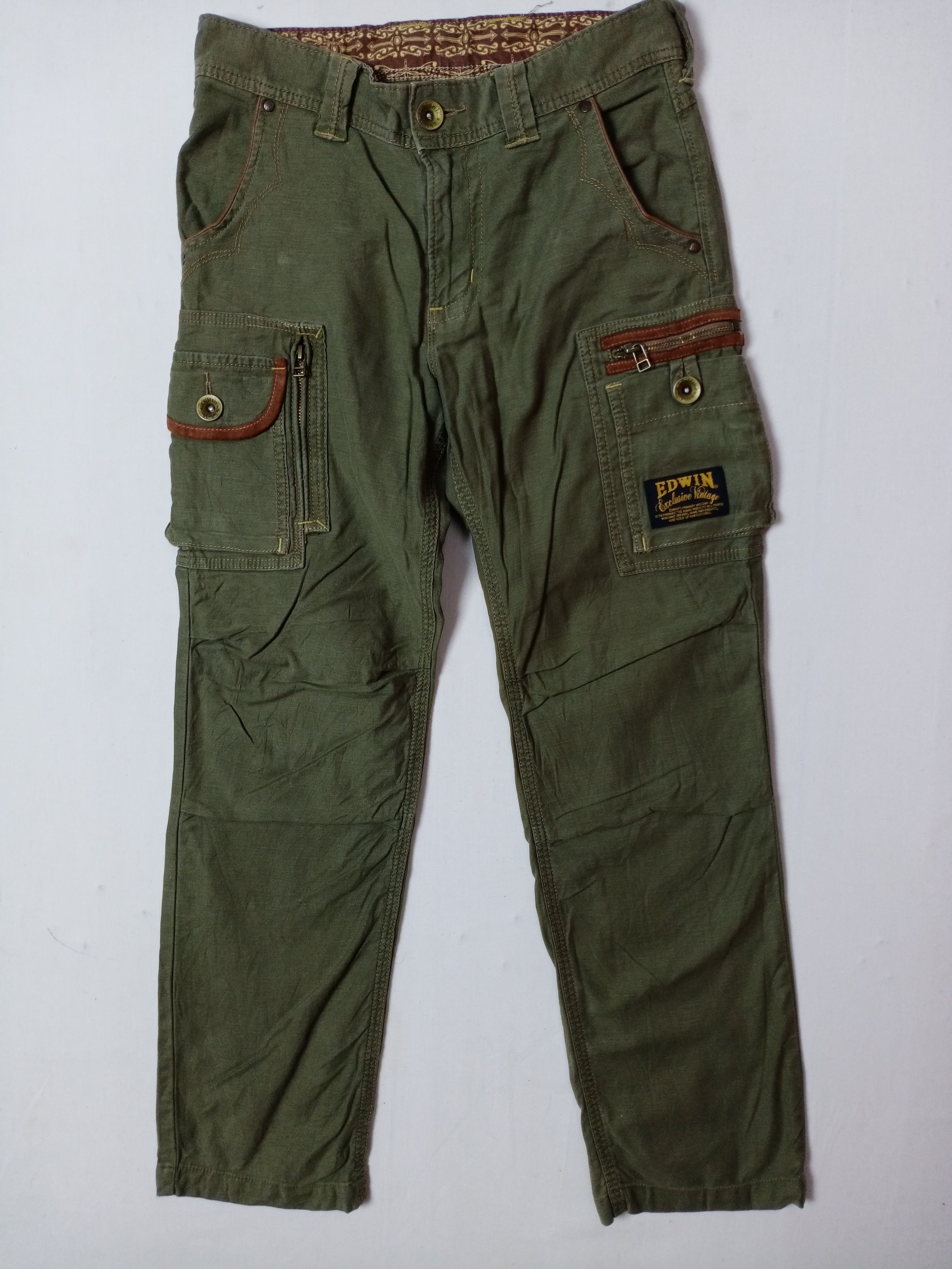 Edwin × Japanese Brand Edwin Bondage Style Tactical Multipocket Cargo Pant Size US 30 / EU 46 - 1 Thumbnail