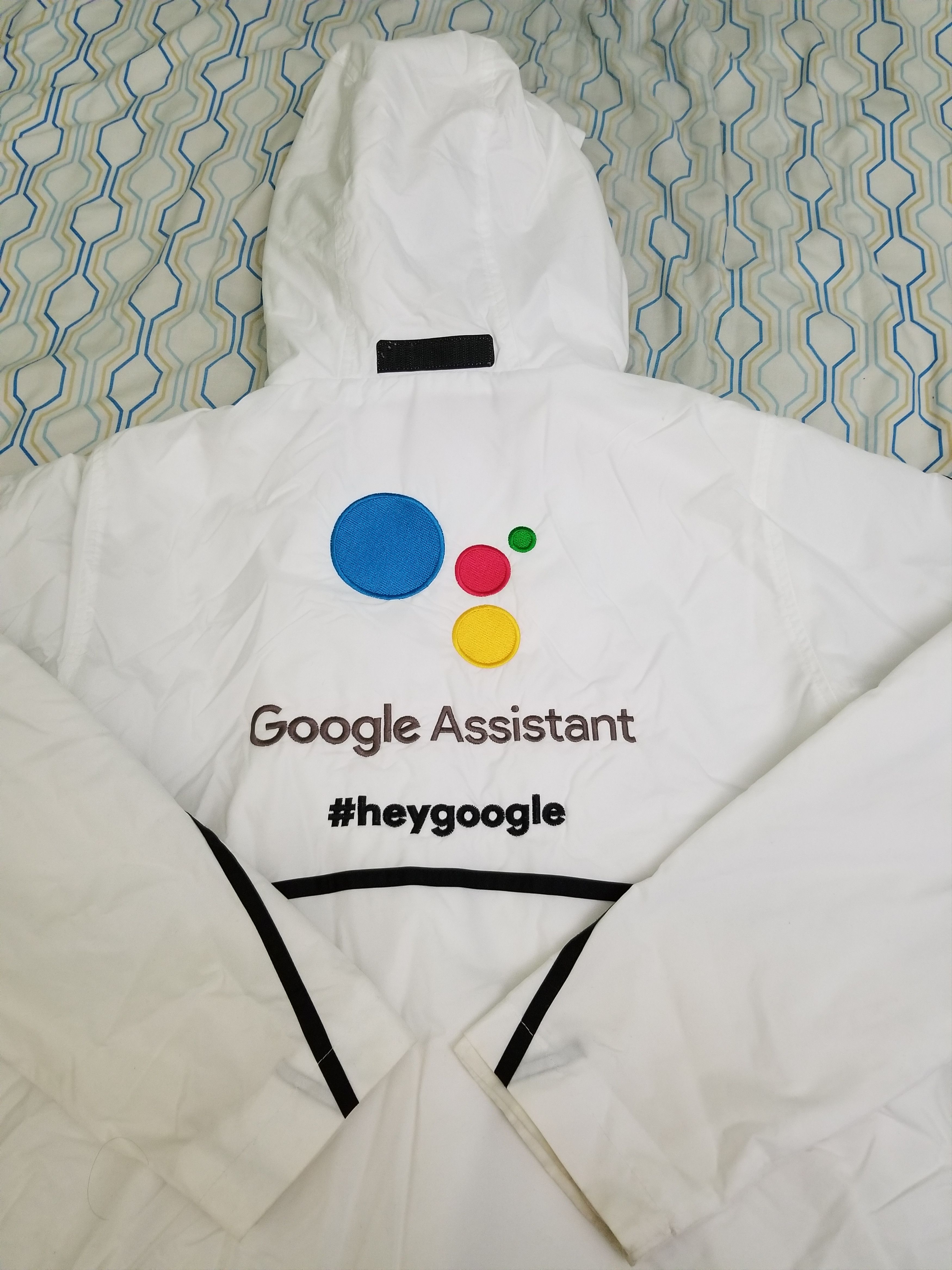 Vintage Google Assistant Employee Jacket Tech Computer Apple White ...