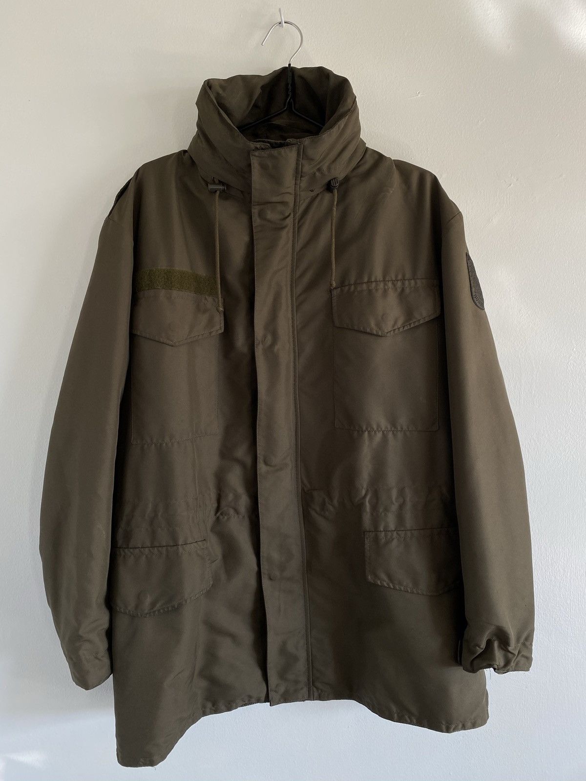 Originales Osterreichisches Militar Gore Tex Parka W Liner Regenjacke Lassig Formelle Formal main image 1