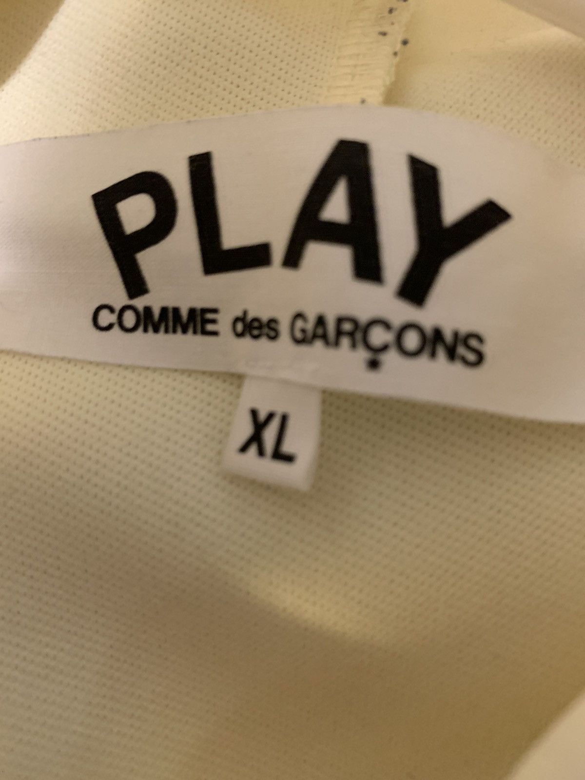 Comme des Garcons CDG Hoodie (BEIGE) Size US XL / EU 56 / 4 - 4 Thumbnail