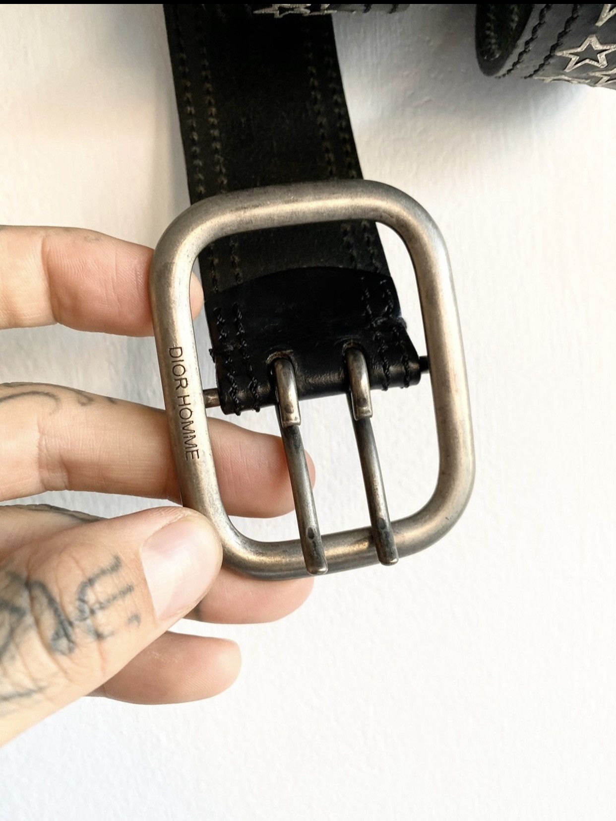 Dior × Hedi Slimane Dior Homme 05 Star Belt SZ90 US31-34 Hedi Slimane Size ONE SIZE - 5 Thumbnail
