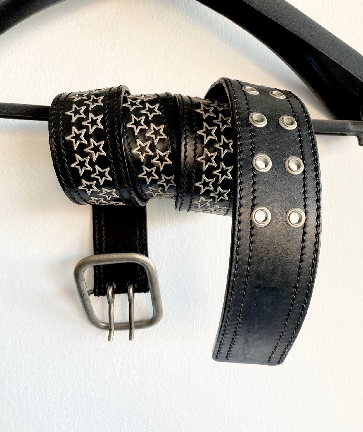 Dior × Hedi Slimane Dior Homme 05 Star Belt SZ90 US31-34 Hedi Slimane Size ONE SIZE - 2 Thumbnail