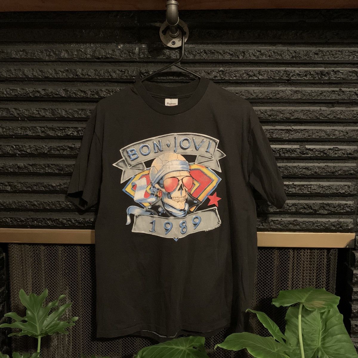 Vintage Bon Jovi 1989 We’re Back Kickin Ass Tour Shirt