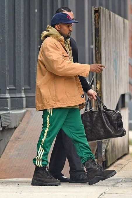 Adidas Kanye West Adidas Yeezy Calabasas Track Pants Ink Wolves Grailed