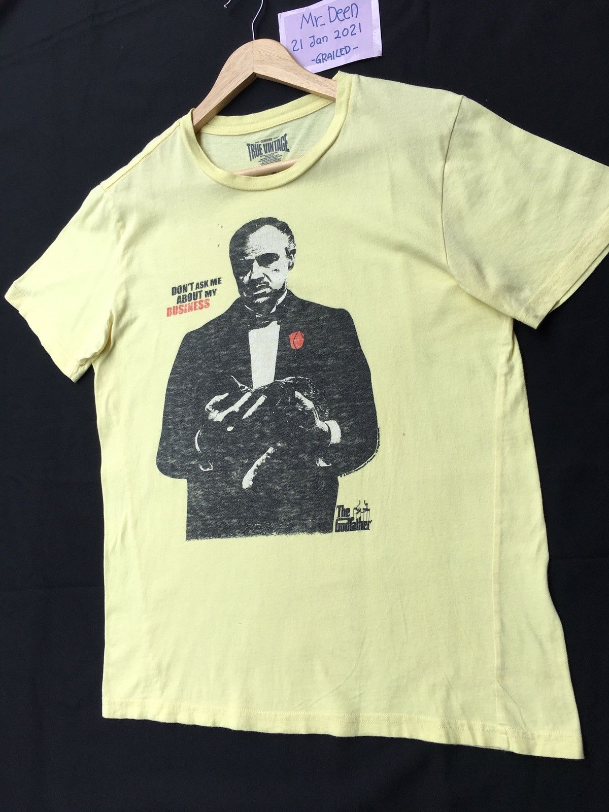 Vintage Vtg The Godfather Movie AlPacino DontAsk MeAbout My Business Size US M / EU 48-50 / 2 - 3 Thumbnail
