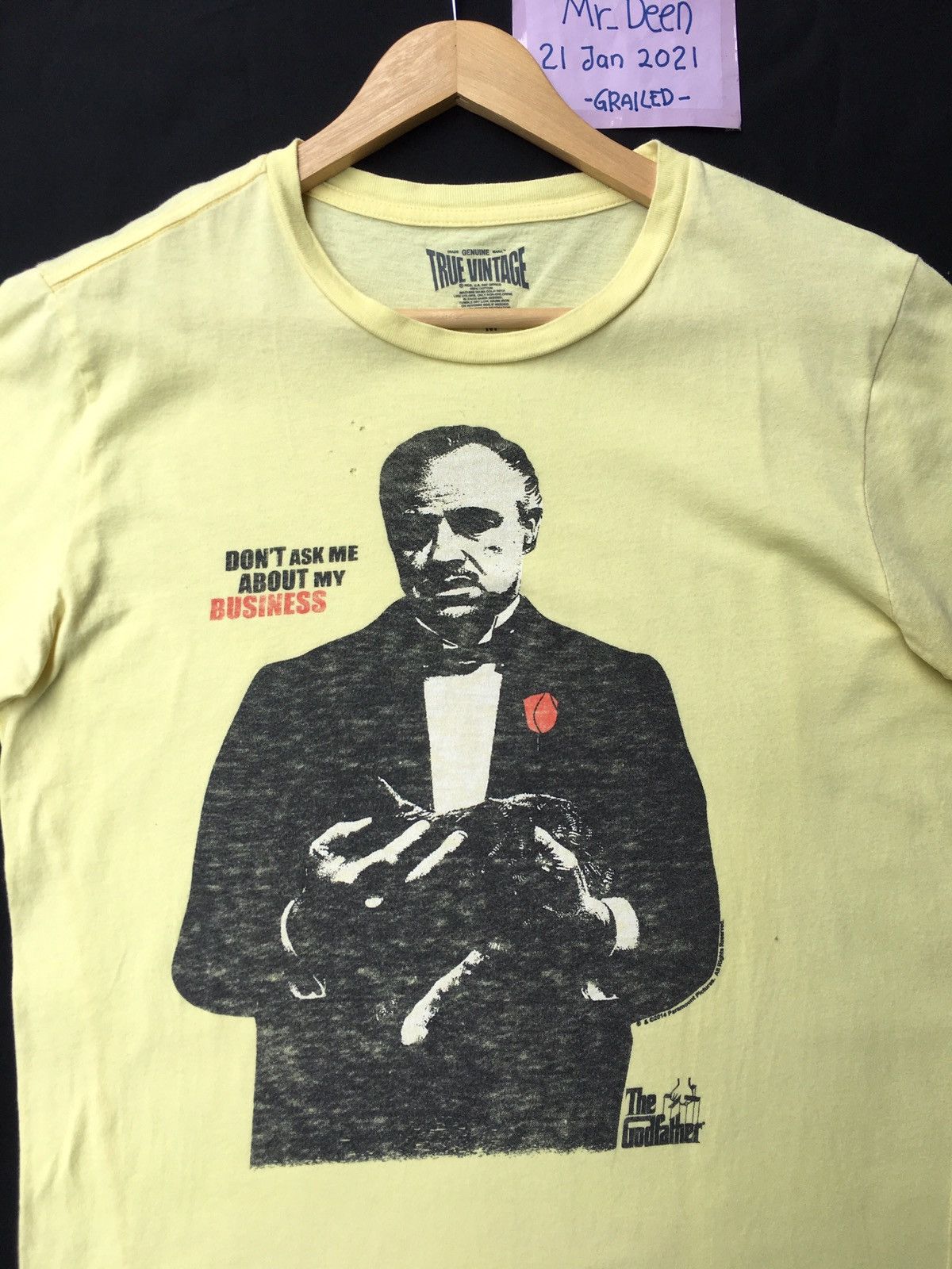 Vintage Vtg The Godfather Movie AlPacino DontAsk MeAbout My Business Size US M / EU 48-50 / 2 - 5 Thumbnail