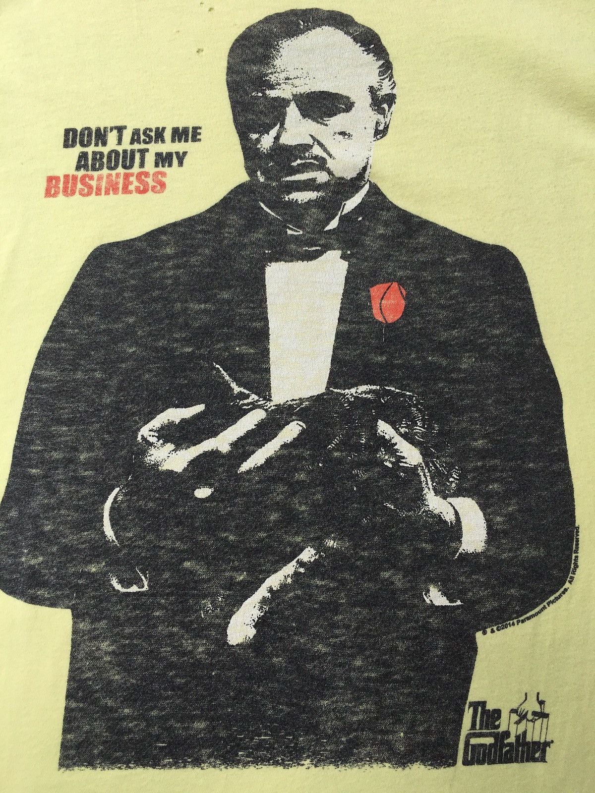 Vintage Vtg The Godfather Movie AlPacino DontAsk MeAbout My Business Size US M / EU 48-50 / 2 - 8 Thumbnail