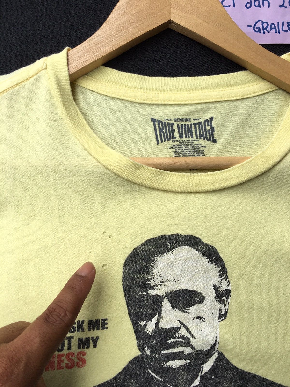 Vintage Vtg The Godfather Movie AlPacino DontAsk MeAbout My Business Size US M / EU 48-50 / 2 - 9 Thumbnail