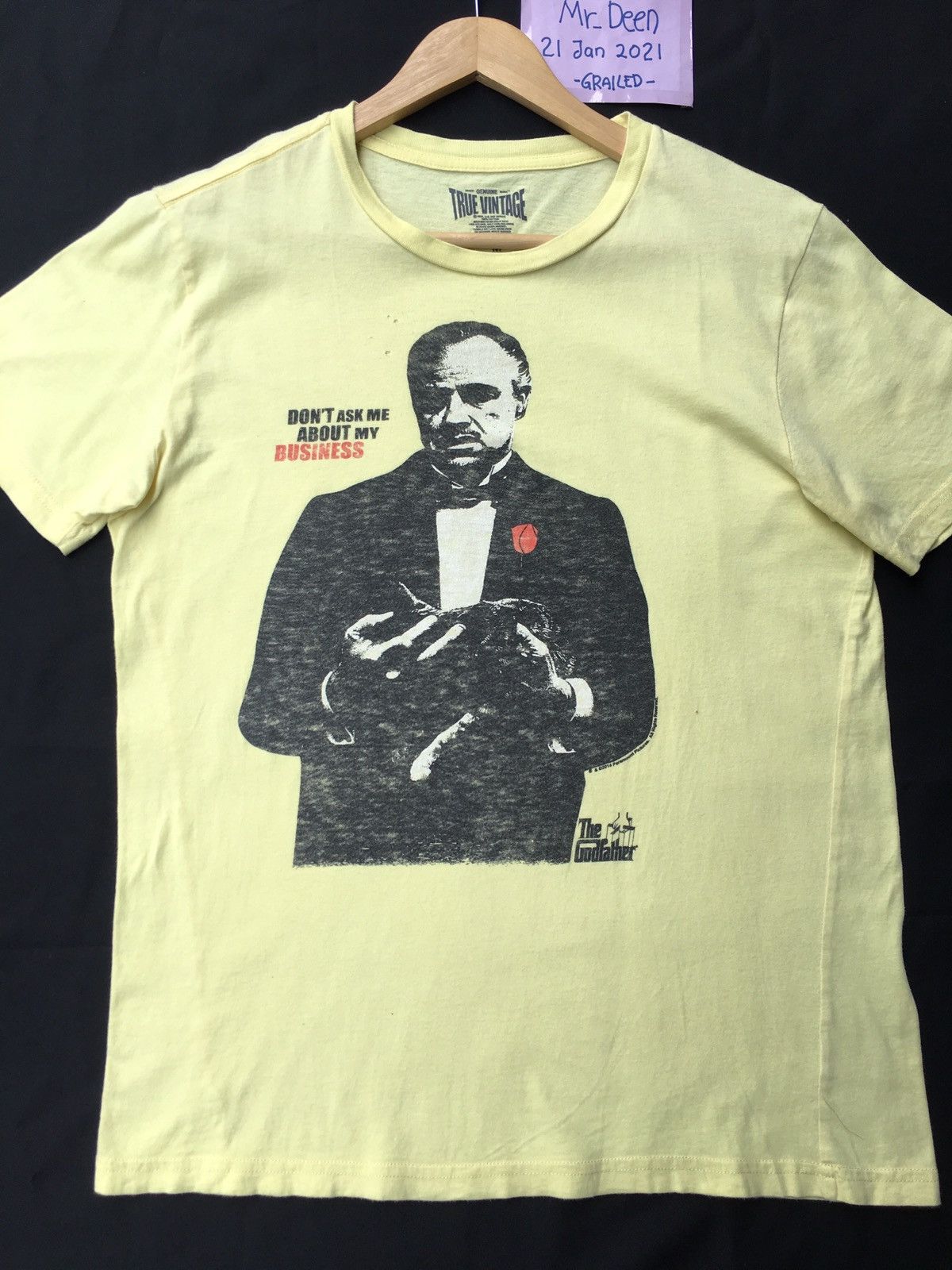 Vintage Vtg The Godfather Movie AlPacino DontAsk MeAbout My Business Size US M / EU 48-50 / 2 - 4 Thumbnail