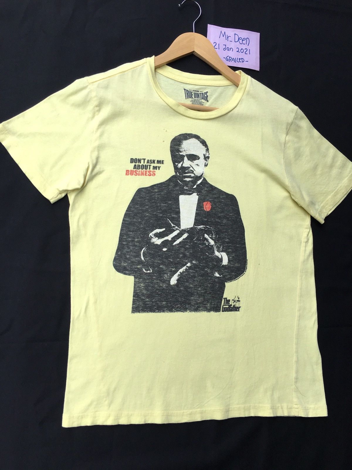 Vintage Vtg The Godfather Movie AlPacino DontAsk MeAbout My Business Size US M / EU 48-50 / 2 - 2 Thumbnail