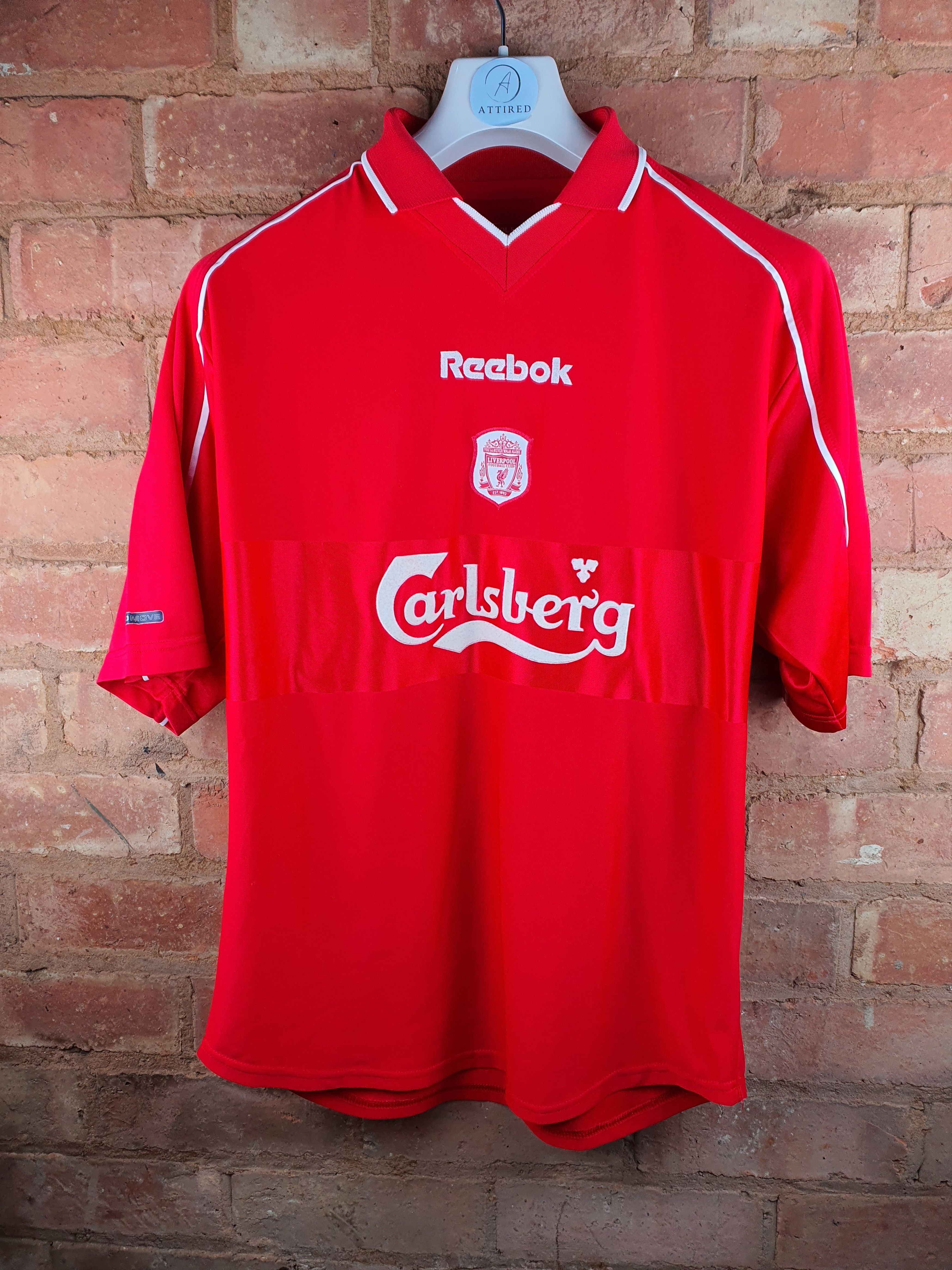 Reebok Liverpool FC Reebok red Football Shirt rare vintage jersey | Grailed