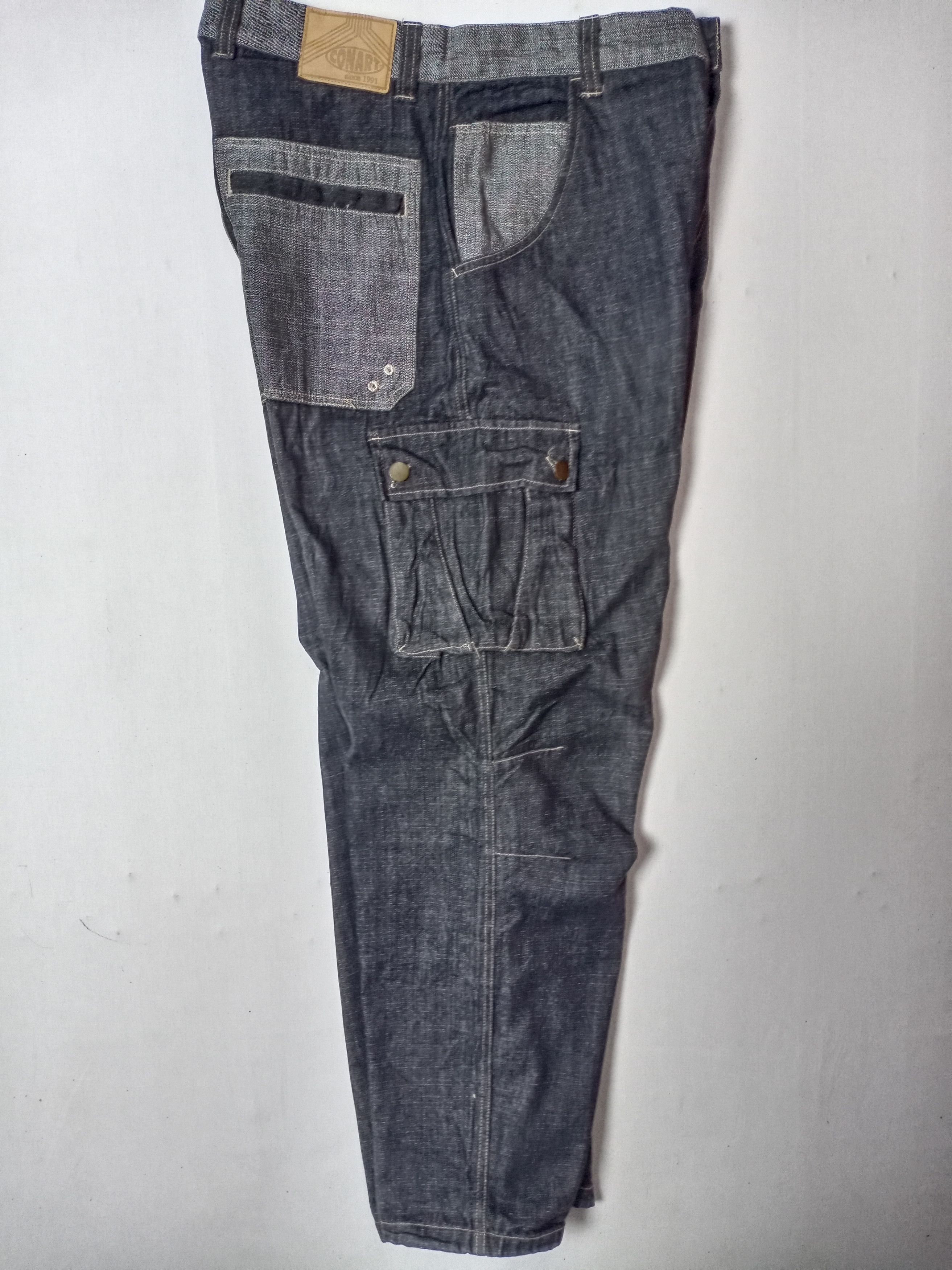 Other Rare! ConArt Baggy Rapper Hip-hop Denim Tactical Cargo Pant Size US 32 / EU 48 - 3 Thumbnail